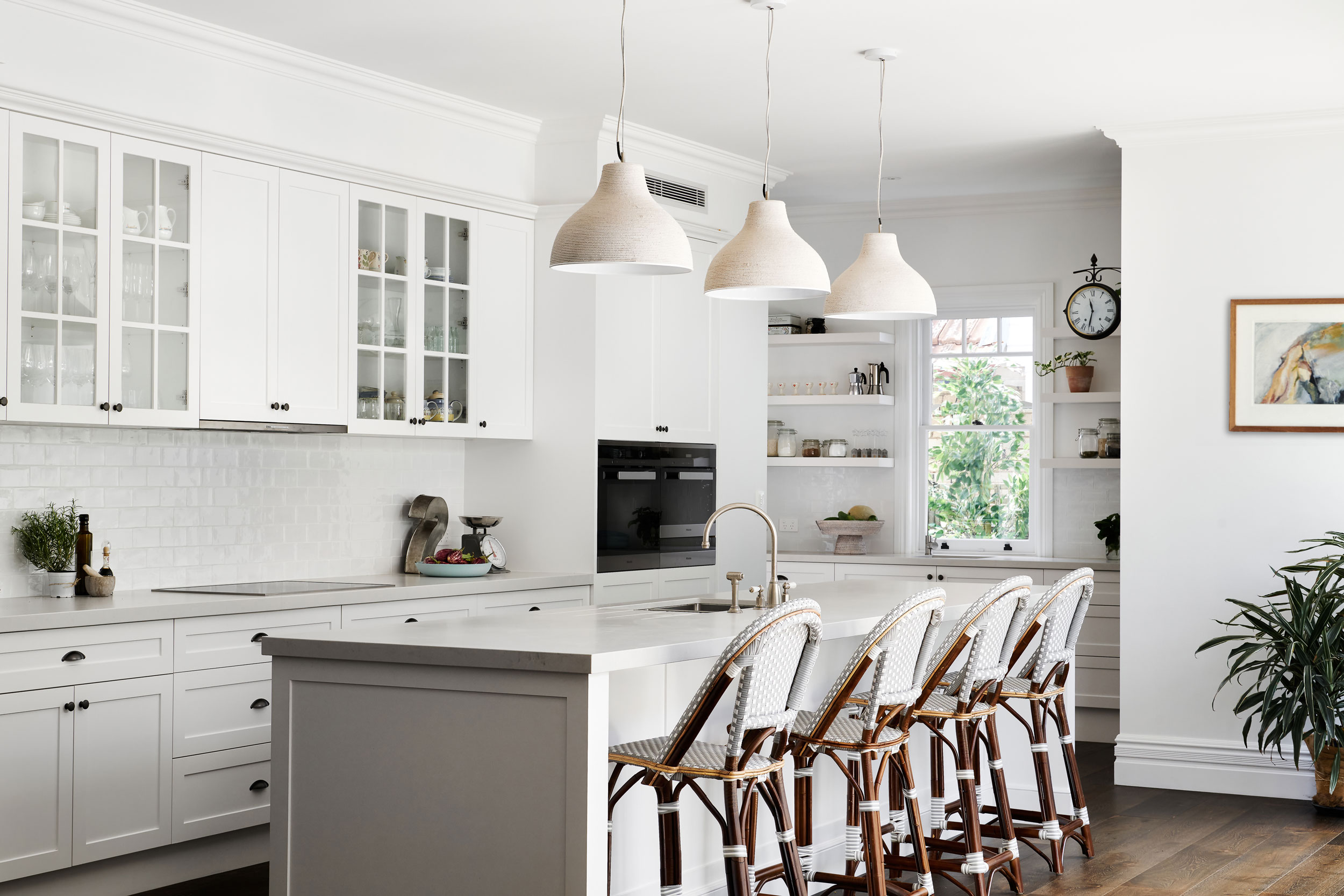 Designed for family living this kitchen is as stunning as it is practical designed by Rachel Boden Interiors Mosman Sydney Australia